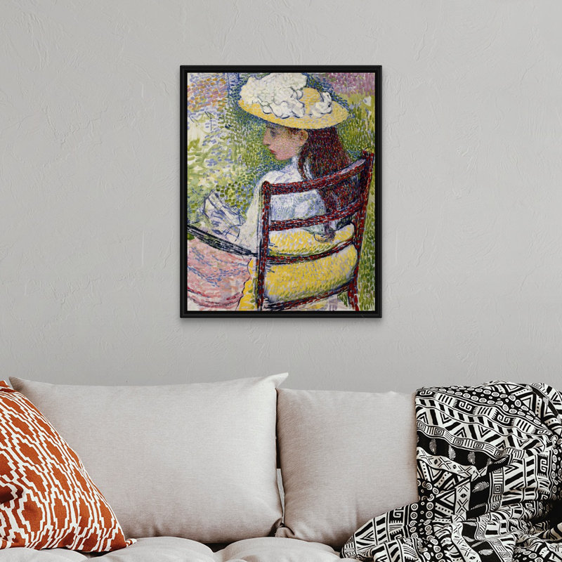 Painting Print, 32" H x 26" W x 1.75" D, Black Floater Framed
