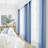 Gradient Sheer Curtains for Room Decor,Chiffon Gradient Semi Voile Rod Pocket Window Drapes,Set of 2-392777697-392777700