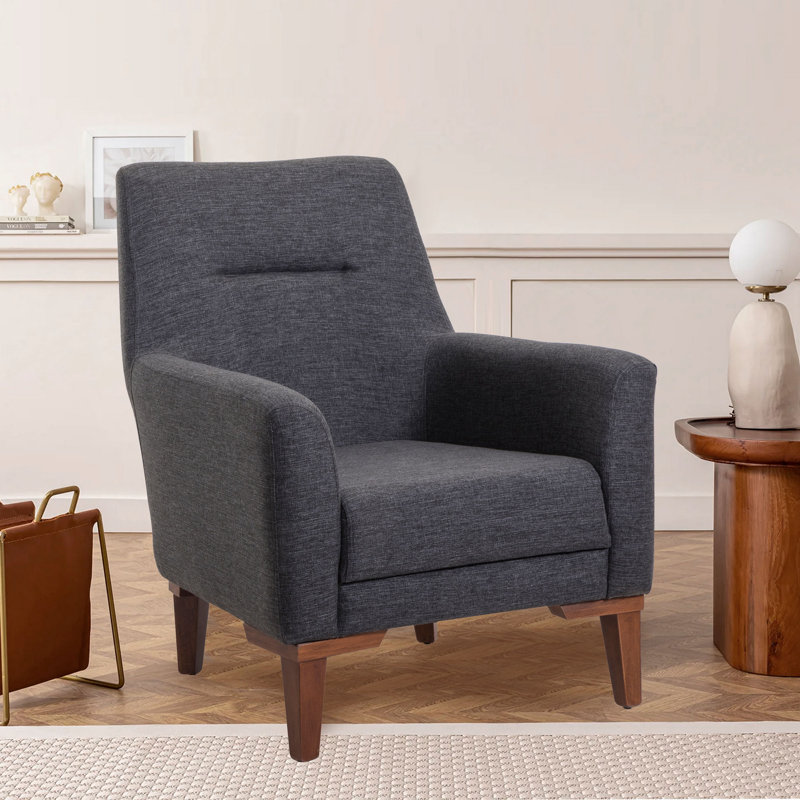 Fauteuil à oreilles en polyester l 27,56 "Wing