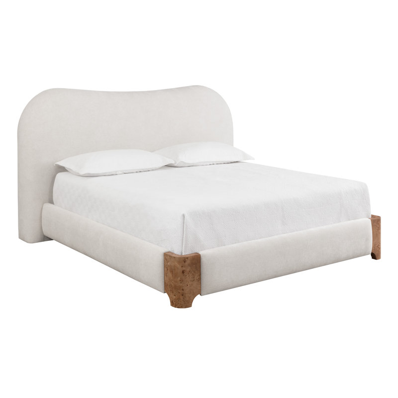 Knowles Upholstered Scalloped Bed