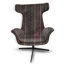 Alexandia Velvet Swivel Armchair
