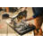 Keter Ultimate Workbench Heavy Duty Portable Folding Work Table with Sunken Tray, Black