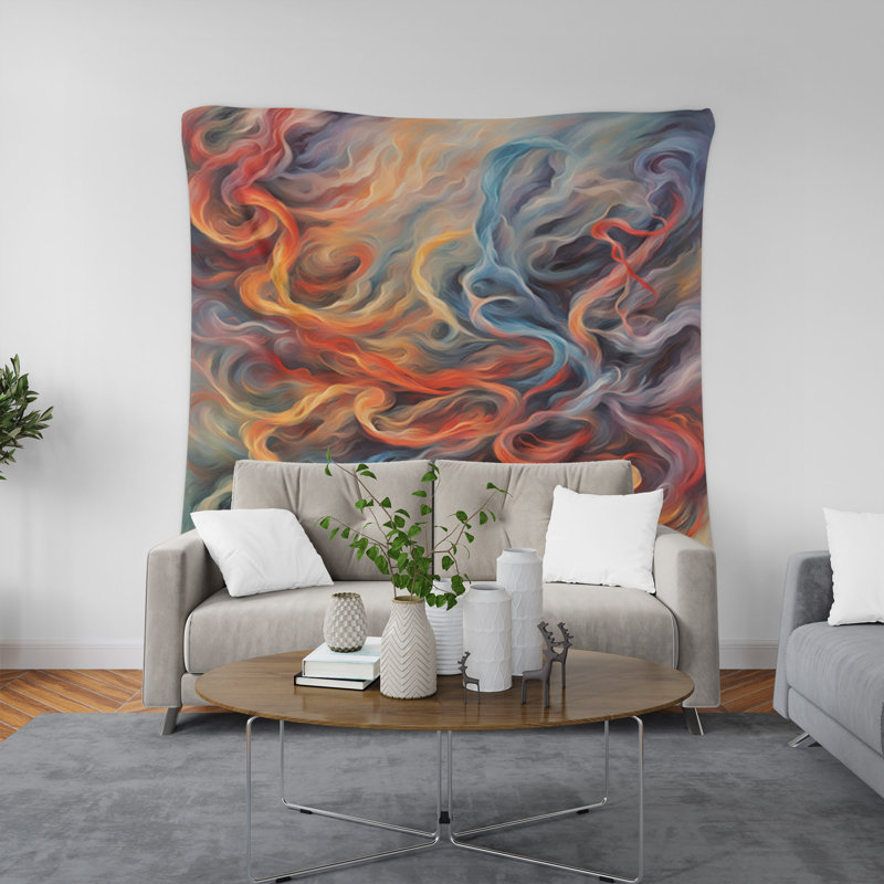 Tapisserie murale, H 60 po x l 51 po x P 0,5 po