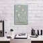«Spring Mural 2 Blue» par Julia Purinton, art mural sur toile-1887276310