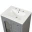 Ensemble de meuble-lavabo simple 24 po avec plateau en céramique Jedd-1003115478