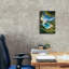  «Paradise Beach 8» par Rey Klimt, art mural sur toile, 12 po x 18 po
