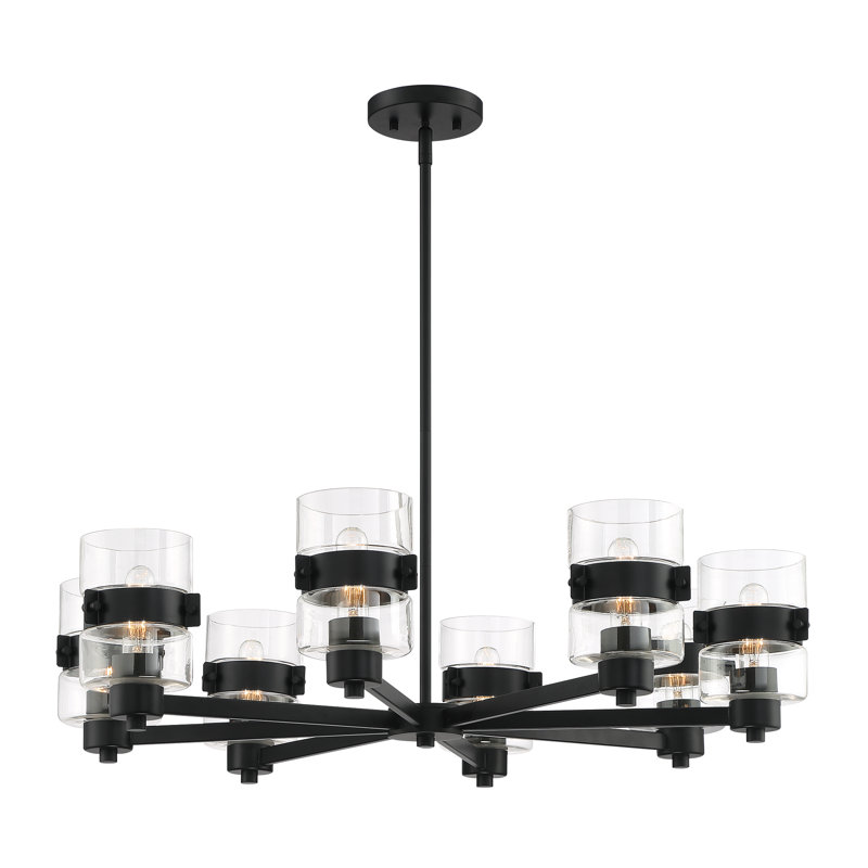 Lustre cylindrique Spoutnik à 8 lumières Mccurley