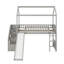 Lit mezzanine simple avec glissade-491878442