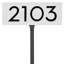 Floating 1-Line Lawn Address Sign-1104503155-1104510580-1104506915