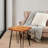 Cerys Solid Wood Top End Table