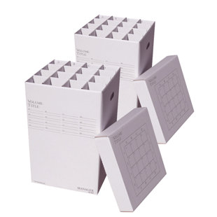 Cardboard Rolled Files Box (Set of 2)