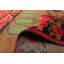 Tapis rouge Teimani 3 pi 7 po x 6 pi 3 po