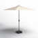 Helland 6' 6" x 6' 6" Square Market Umbrella with Base