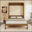 Armoire de lit en bois massif avec rotin Murphy-59938277-59938283
