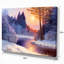 Paysages «Christmas Forest with River», impression-1212209357-1268065001