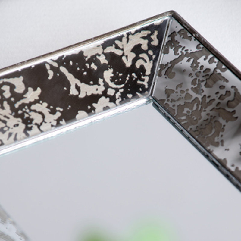 Miroir mural en bois manufacturé mitsuyo