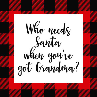 The Holiday Aisle® Who Needs Santa When You Have Grandma