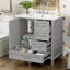 Ensemble de meuble-lavabo moderne avec lavabo 30 po, meuble-lavabo moderne avec porte à fermeture douce et 3 tiroirs, structure en bois massif-928064632