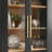 71''H Display Cabinet With 3-Color Sensor Light, 5-Tier Arch Storage Cabinet-639548702