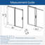 Opal Mirage MCOCOD 56" - 60" W x 79" H Single Sliding Frameless Soft-closing Shower Door with 3/8" (10mm)Clear Glass-99078761