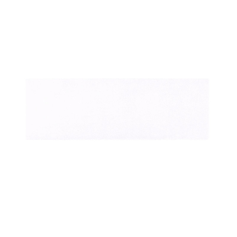 Quebisha Non-Slip Bath Rug, 24"W x 72"L, White