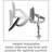Lorell Multi-Screen Pole Mount