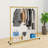 Hensius 61'' Metal Adjustable Clothing Rack