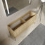 Armoire de rangement pour salle de bain, armoire de salle de bain autoportante avec portes à fermeture douce, armoire de rangement pour salle de bain