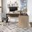 Korryn Adjustable L-Shaped Executive Desk
