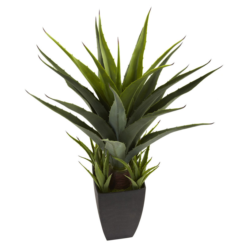 Agave 20,5 po Charlack plante artificielle dans un vase décoratif