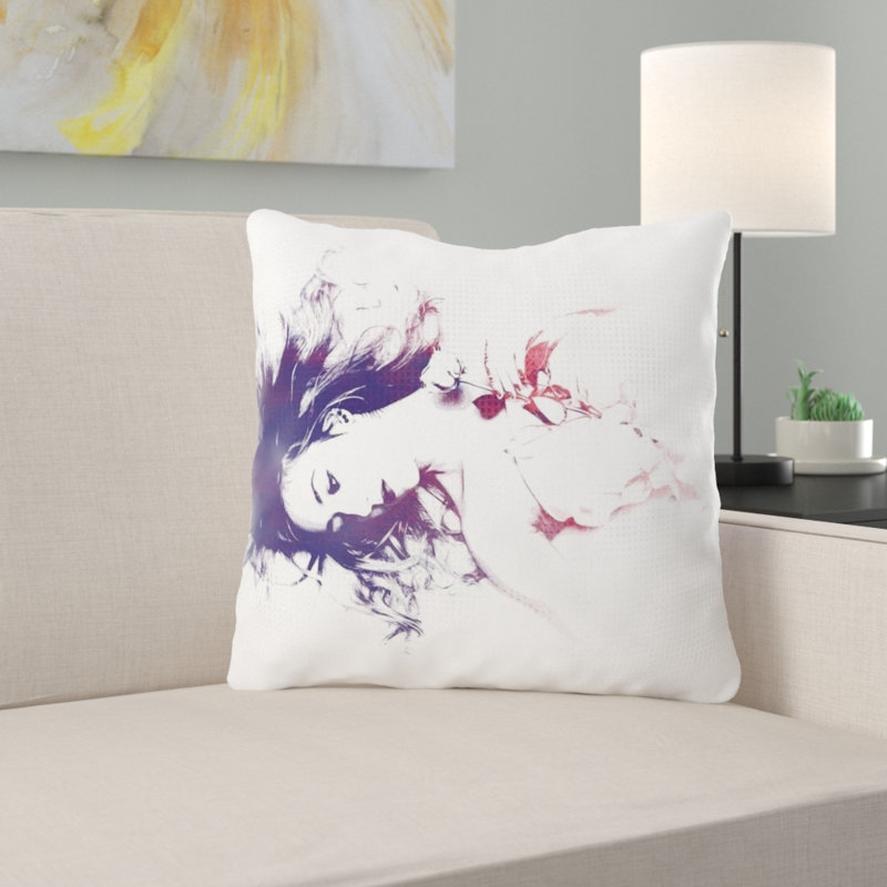 Coussin de fille fille Veasey, Intérieur, Microsuède