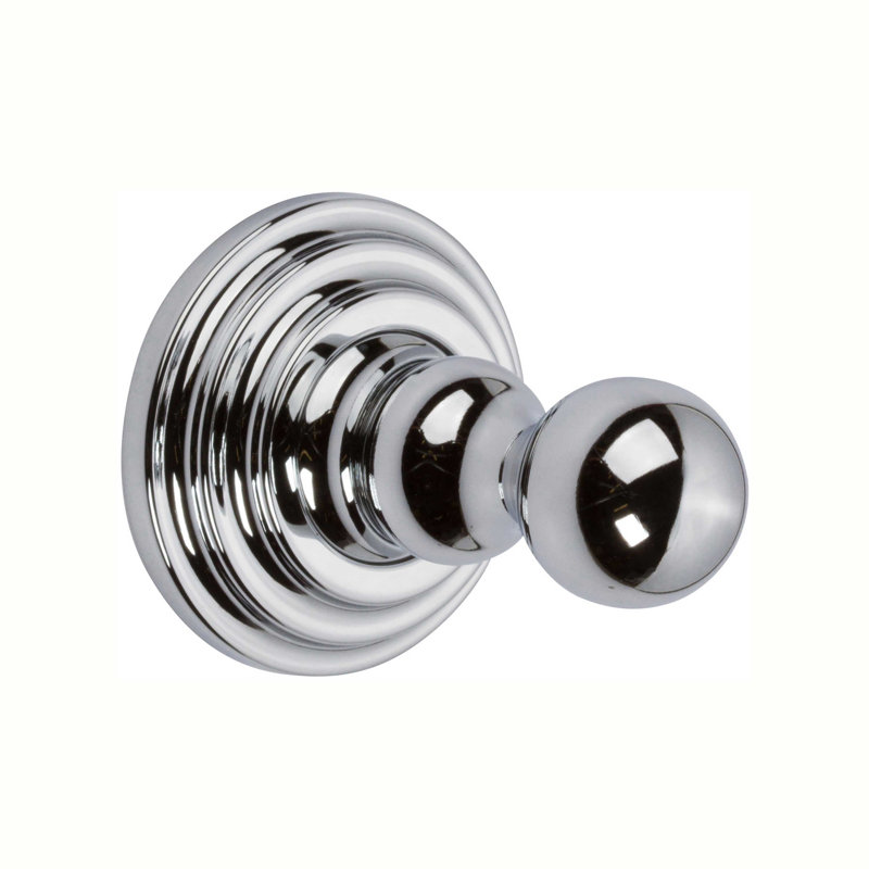 Chelsea Single Robe Hook, Polished Chrome