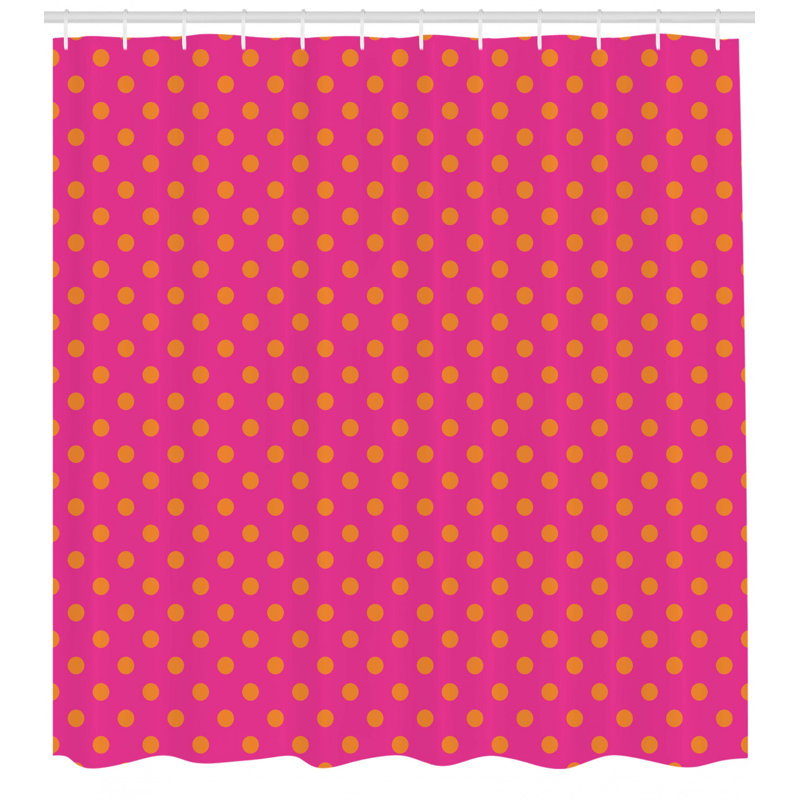Shower Curtain with Hooks Included, 75" H x 69" W