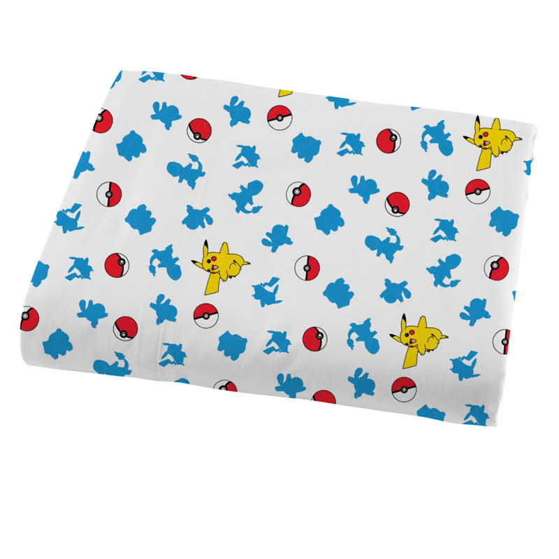 Pokemon First Starters Twin Multicolor Polyester Bed in a Bag Set