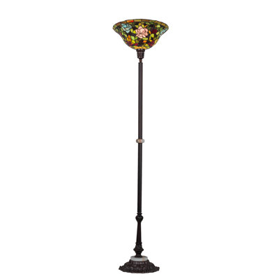 Meyda Tiffany & Stained Glass 70 " Torchiere Floor Lamp