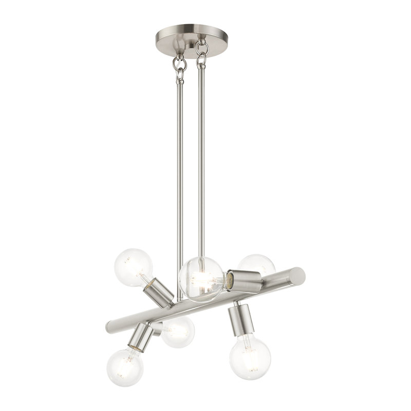 Berinhard 6 - Light Pendant, Brushed Nickel