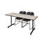 Kobe T-Base Training Seminar Table, 2 Zeng Stack Chairs-32701938-32701934-32701929