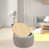 Tissu de polyester gris est en rupture de stock