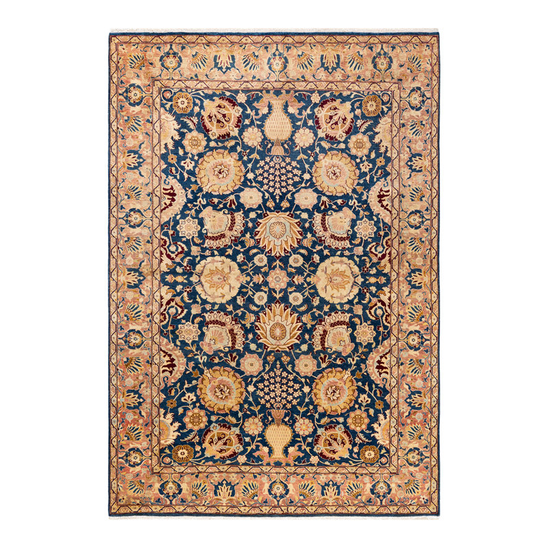 Classic One-of-a-Kind 6'1" x 8'10" Hand Knotted Area Rug