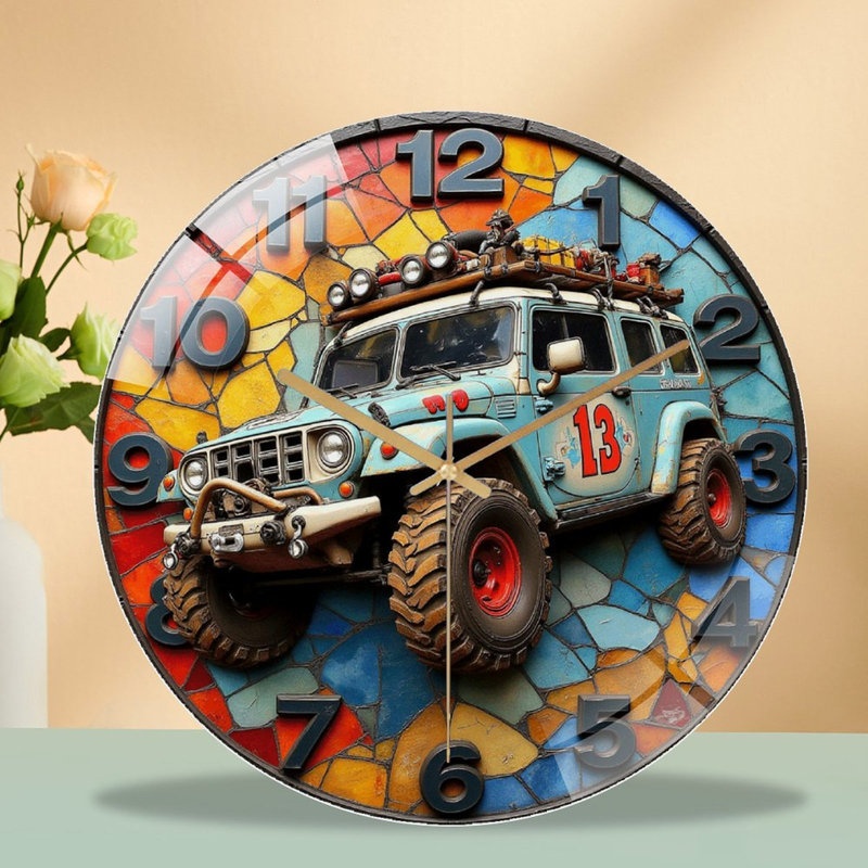 Horloge murale rétro Vintage