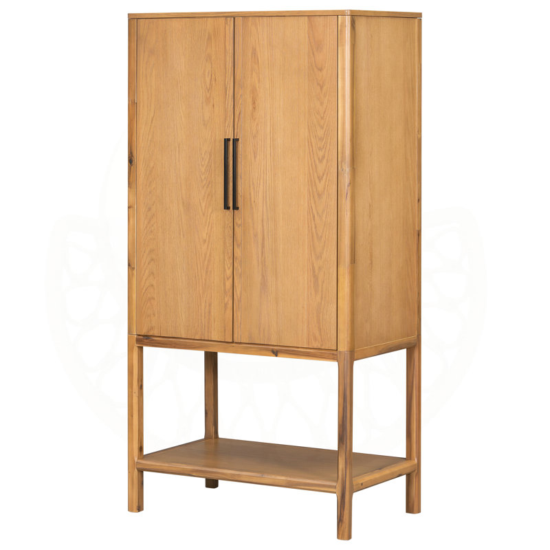 Sophisticated Veneer Cabinet with Multiple Storage Functions, Suitable for Study, Entryway, Hallway, and Living Room, Wood