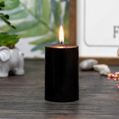 Bougie pilier sans parfum Oliva
