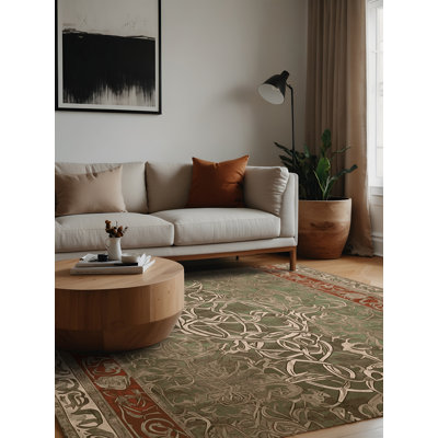 Tapis brun lavable à la machine