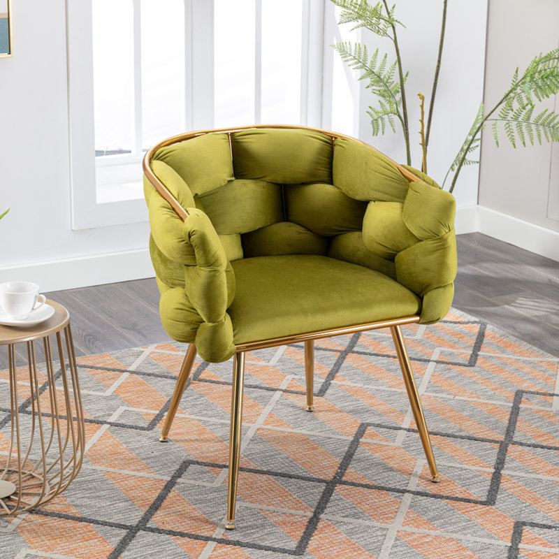 Vladanka 28.7'' Velvet Sofa, Olive Green Velvet