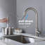Robinet de cuisine tactile avec douchette extractible-119337236
