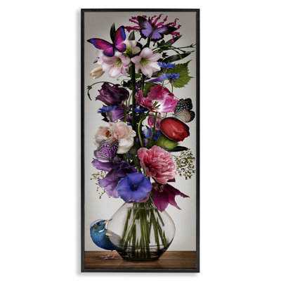 «Bird Peeking at Bouquet», art giclée par Reinders