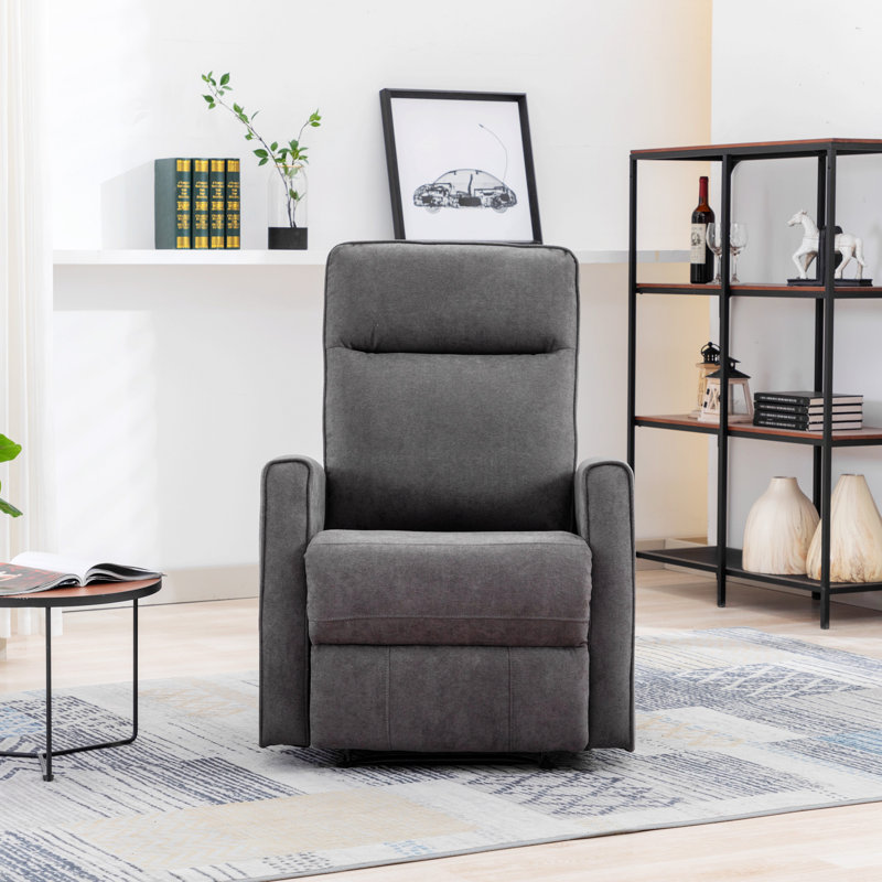 Canapé Laquitta, Polyester 100 % gris foncé
