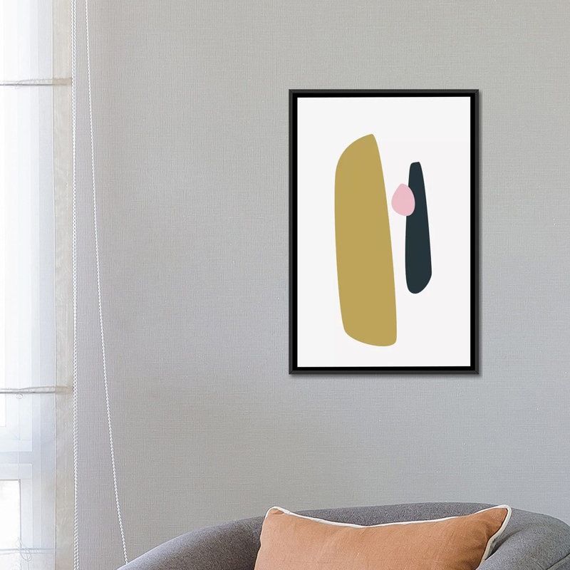 « stockholm ii », reproduction sur toile, H 26 po x l 18 po x P 1,5 po, Toile avec cadre noir, Pas de tapis
