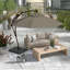 Parasol en porte-à-faux octogonal 9 pi x 9 pi 3 po Hornsea-88141714