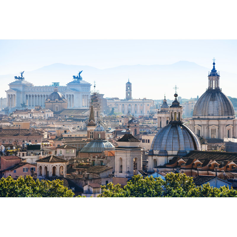 Rome City by VvoeVale - Wrapped Canvas Print, 30cm H x 46cm W